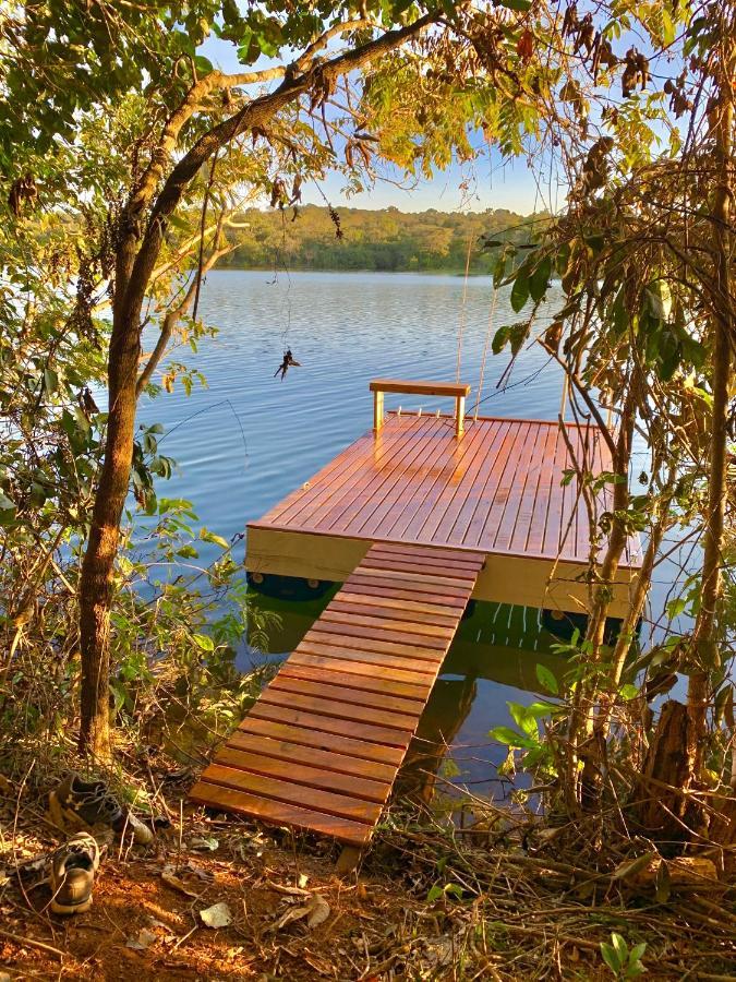 Chale Com Jacuzzi Vista Do Lago Alexania Exterior foto